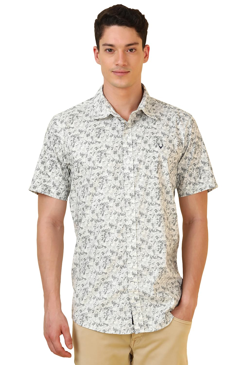 Allen Solly Men Cotton Blend Regular Fit Shirt