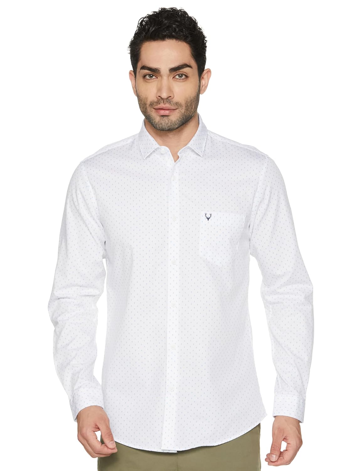 Allen Solly Men Cotton Regular Fit Printed Formal Shirt