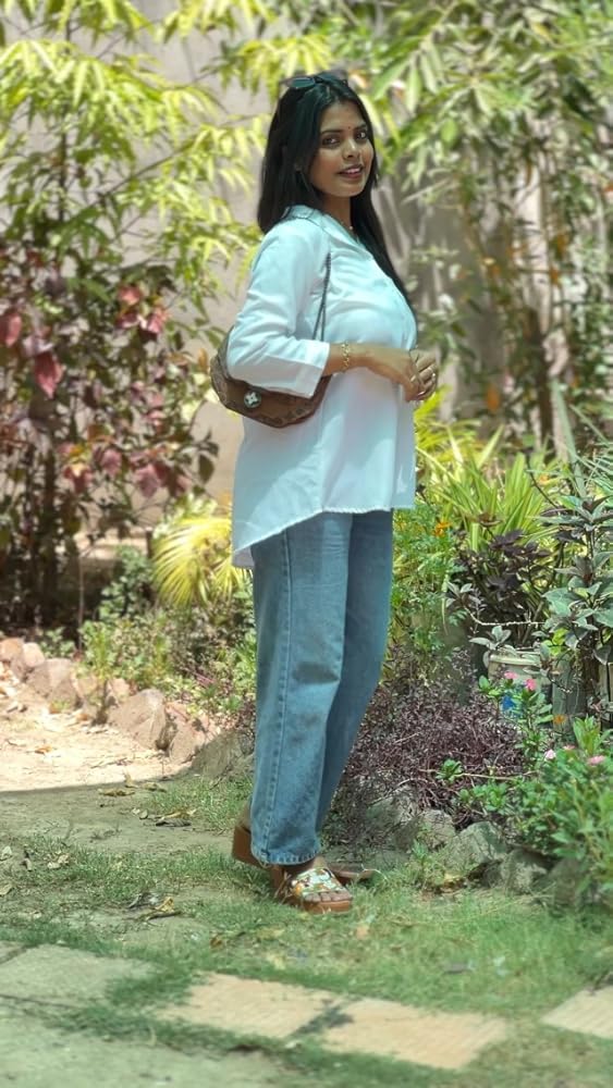 Shining Diva Multilayer Gold Plated Bangle Bracelet for Women - Image 4