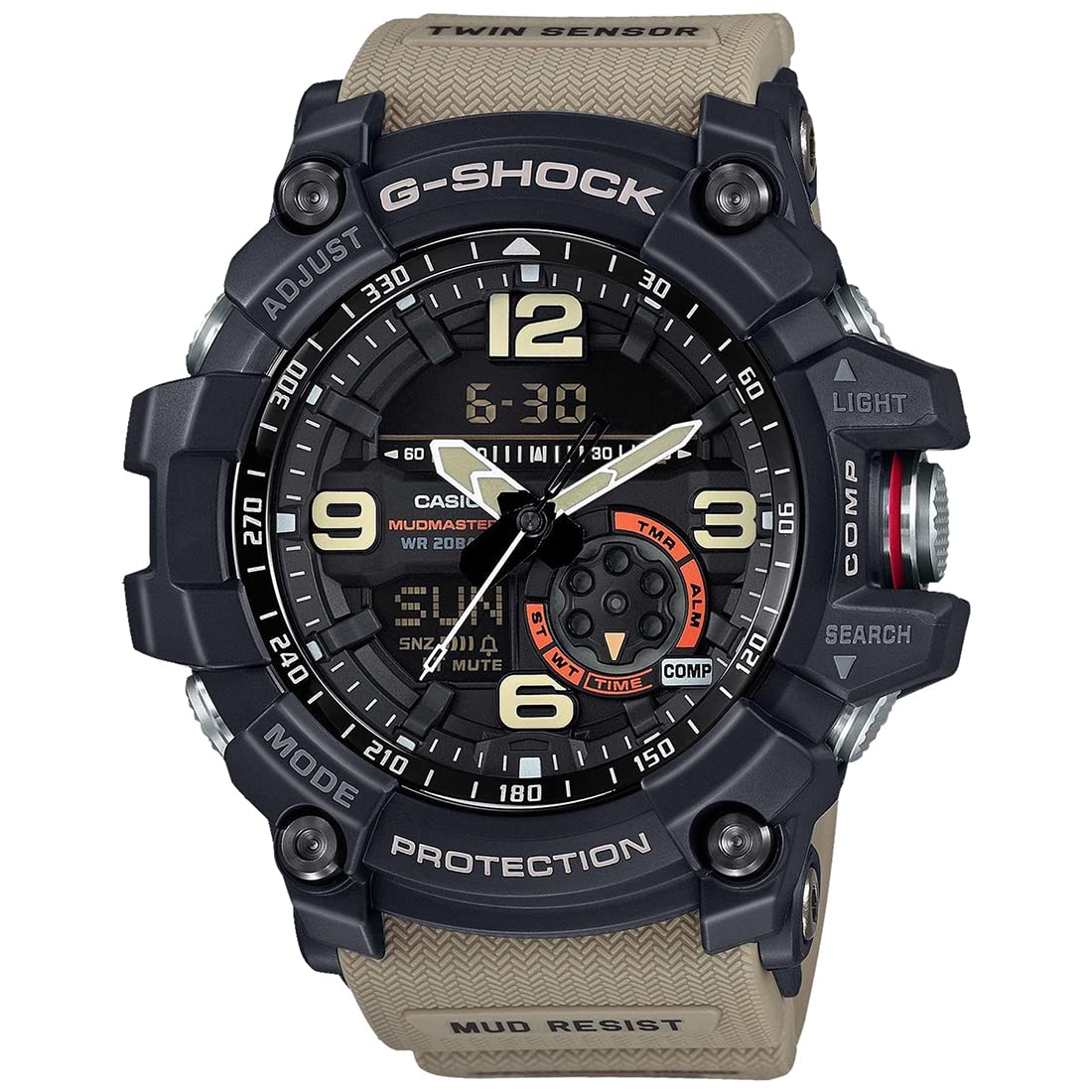 Casio G-Shock Mudmaster Brown Black Adventure Watch