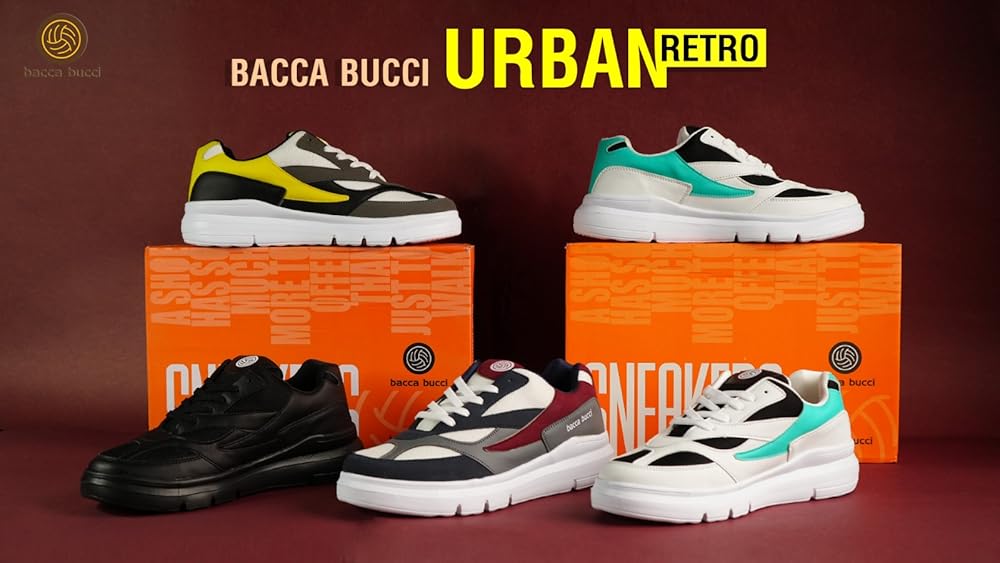 Bacca Bucci Men Lace Up Running Shoes - Authentic Bacca Footwear | UrbanThreads - Image 3