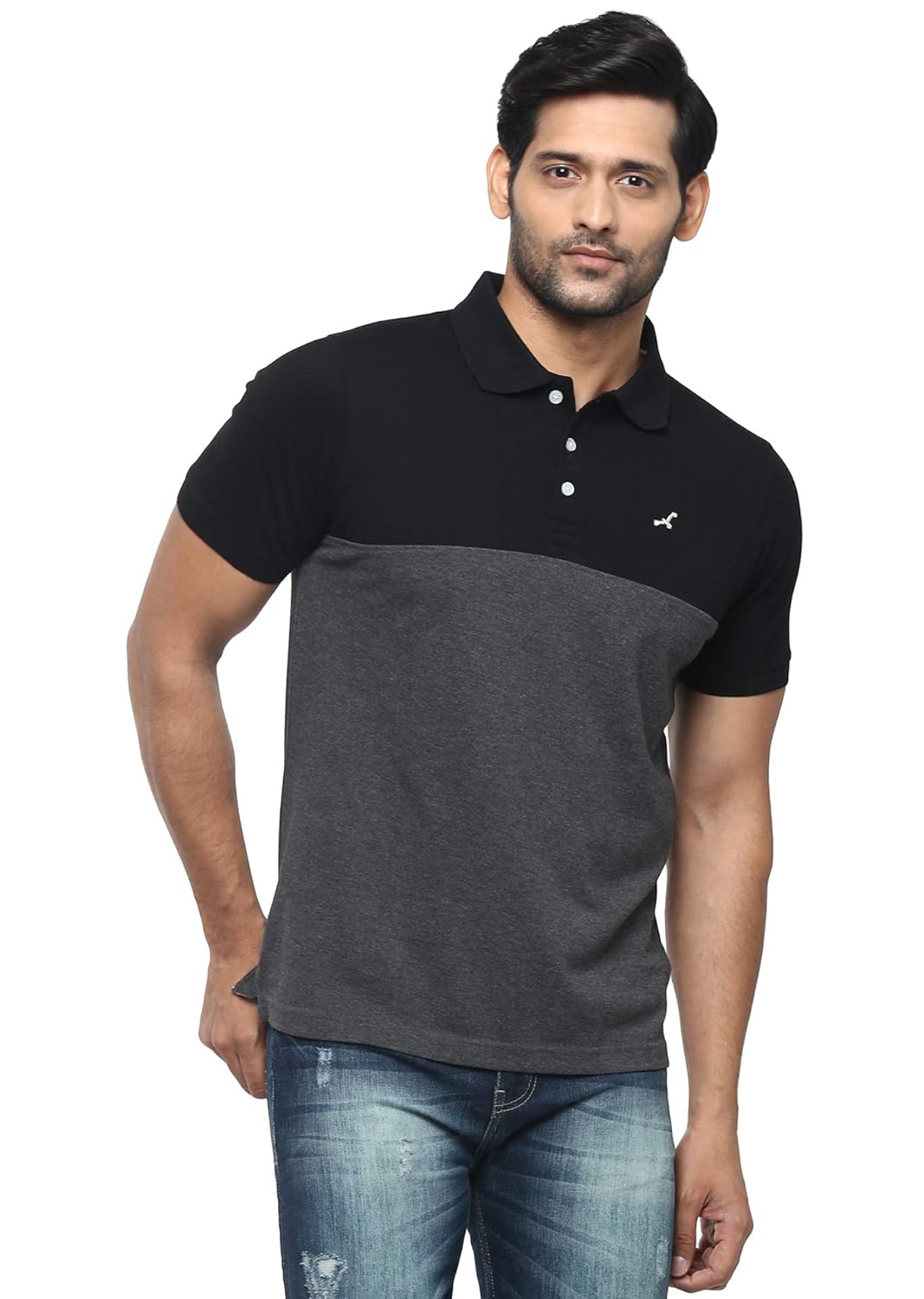 AMERICAN CREW Men's Regular Fit Polo