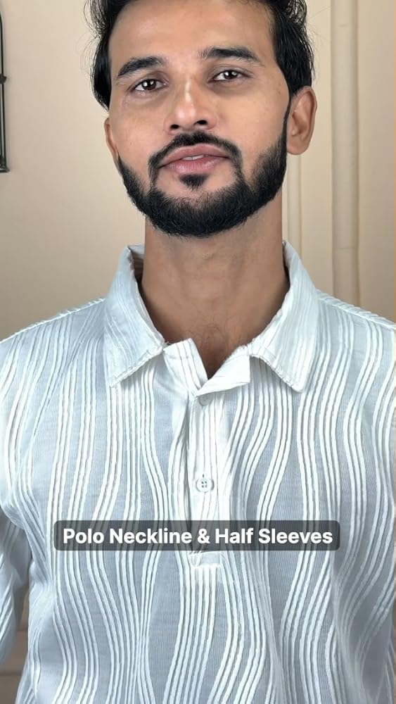 LERIYA FASHION Cotton T-Shirt for Men – Soft Breathable Fabric | Regular Fit Half Sleeve Collar Tee - Authentic LERIYA Clothing | UrbanThreads - Image 4