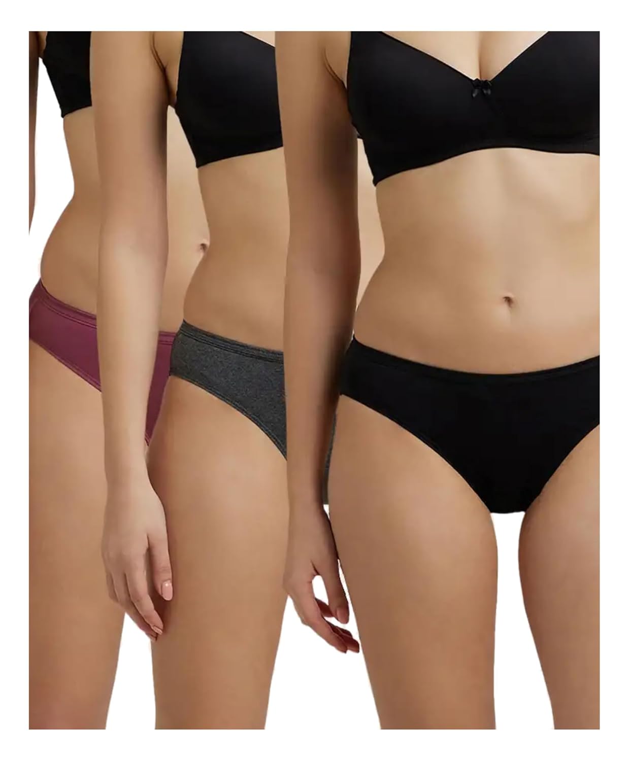 Jockey Women's Medium Coverage Cotton Mid Waist Bikini