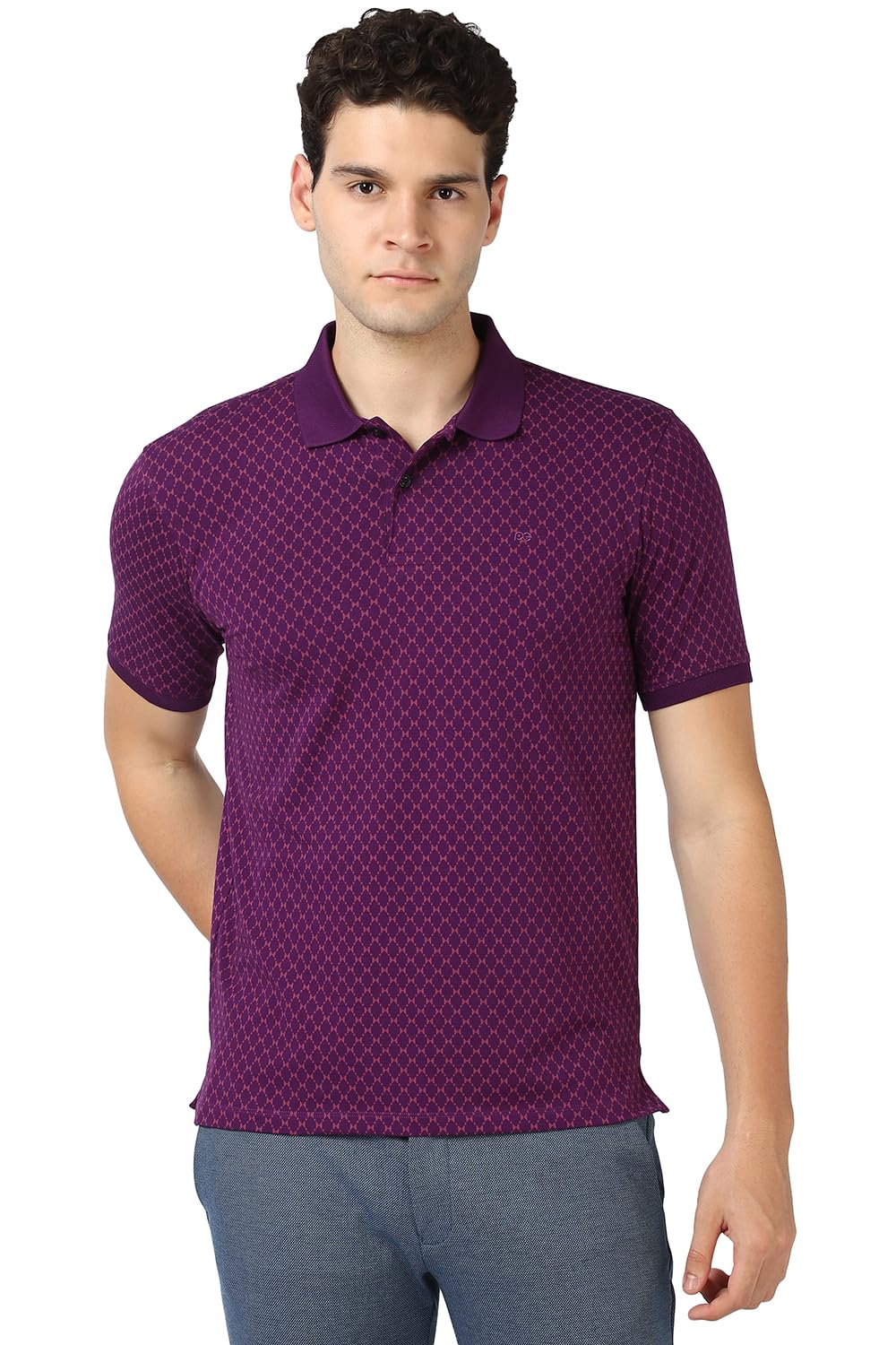 Peter England Men's Cotton Modern Fit T-Shirt