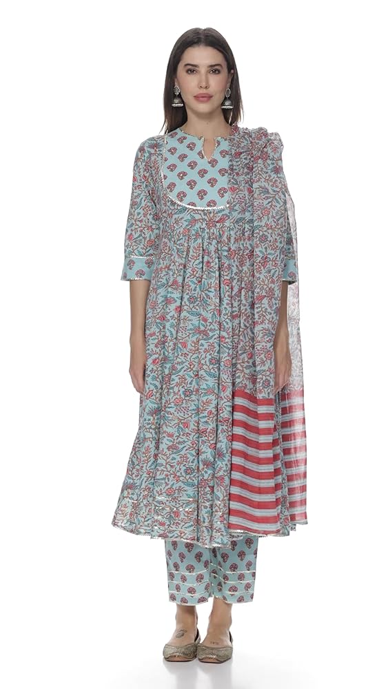Libas Women's Cotton Kurta Sets - Authentic Libas Clothing | UrbanThreads - Image 3