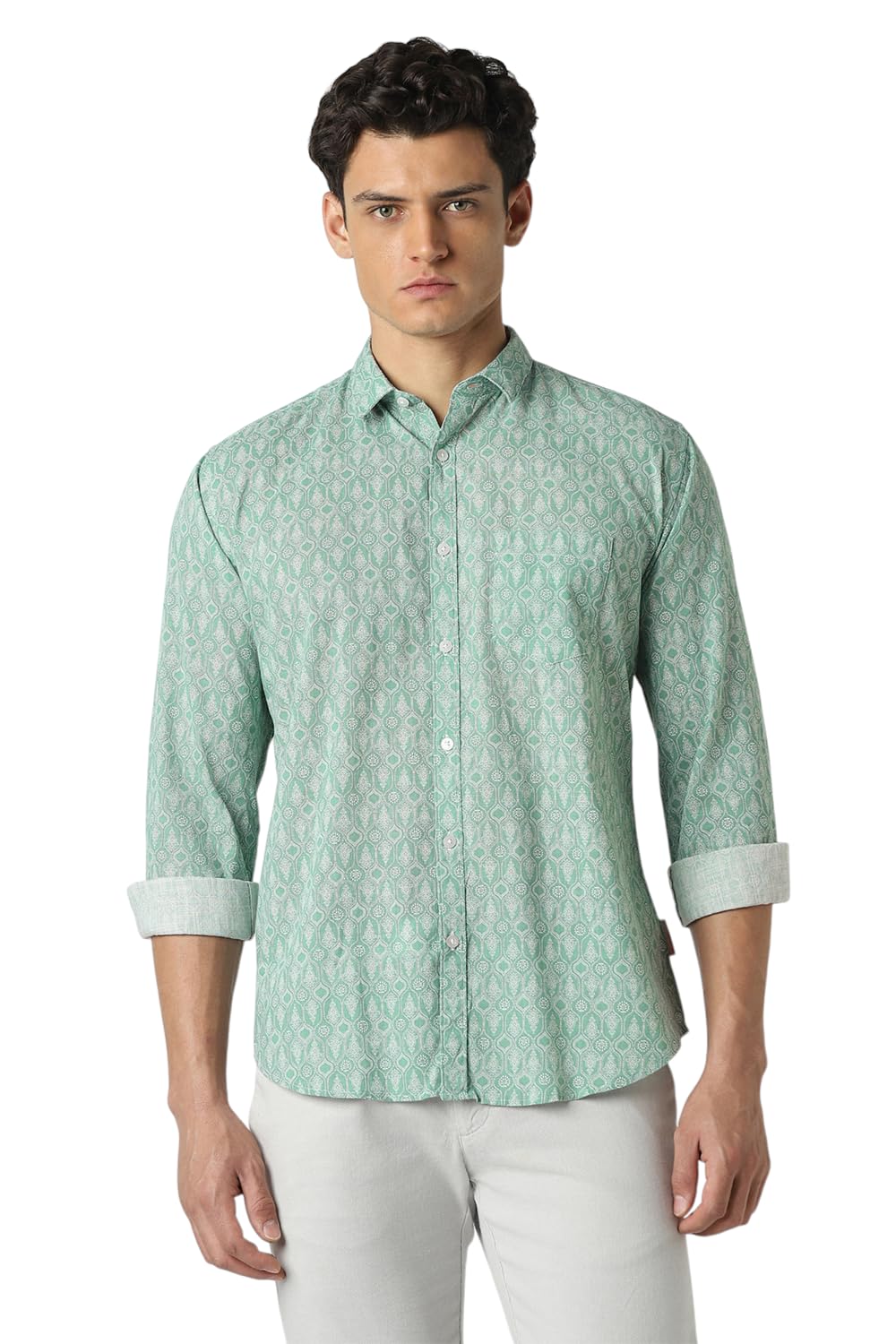 Van Heusen Men's Slim Fit Shirt - Authentic Van Clothing | UrbanThreads