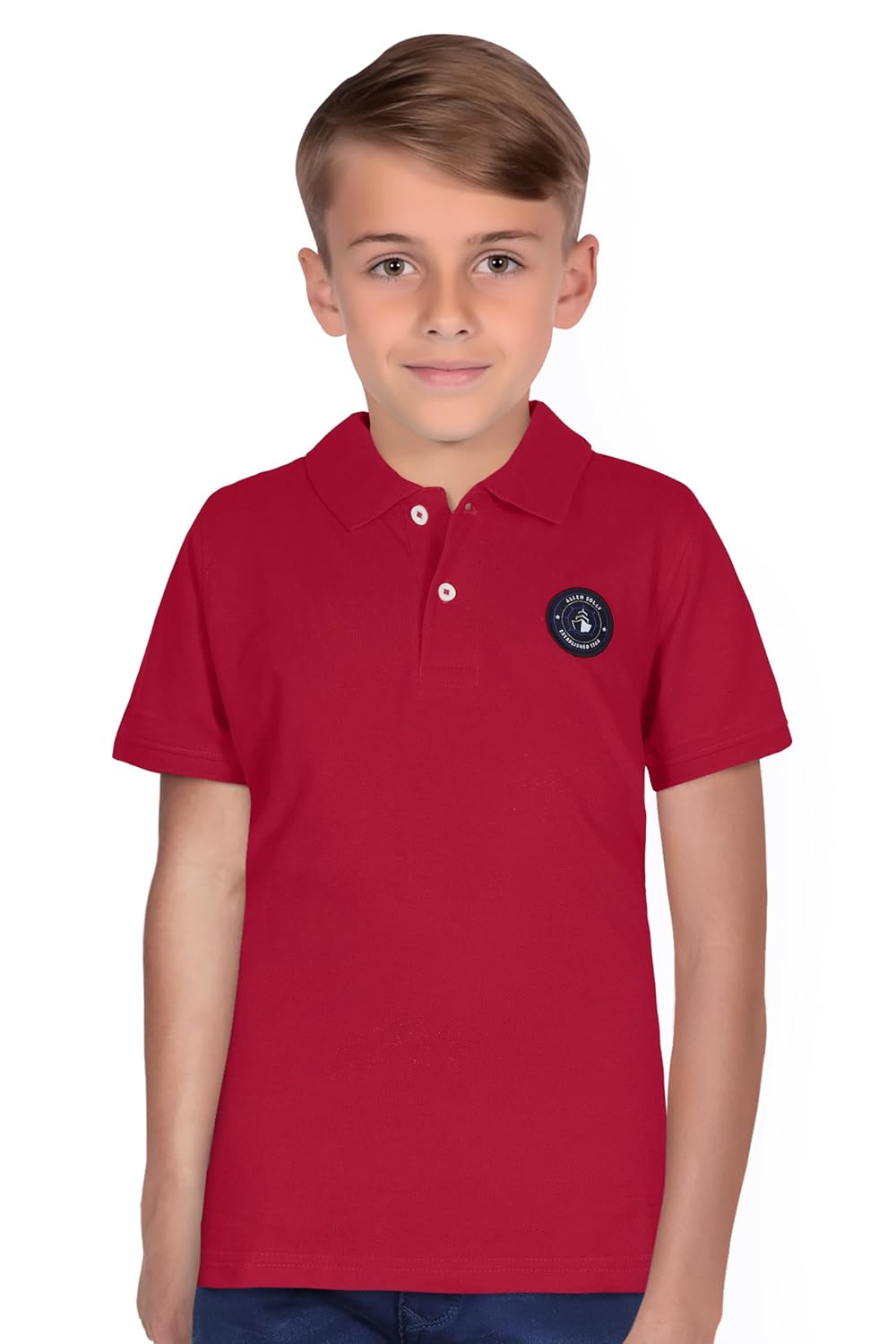 Allen Solly Boys Cotton Solid Regular Fit T-Shirt