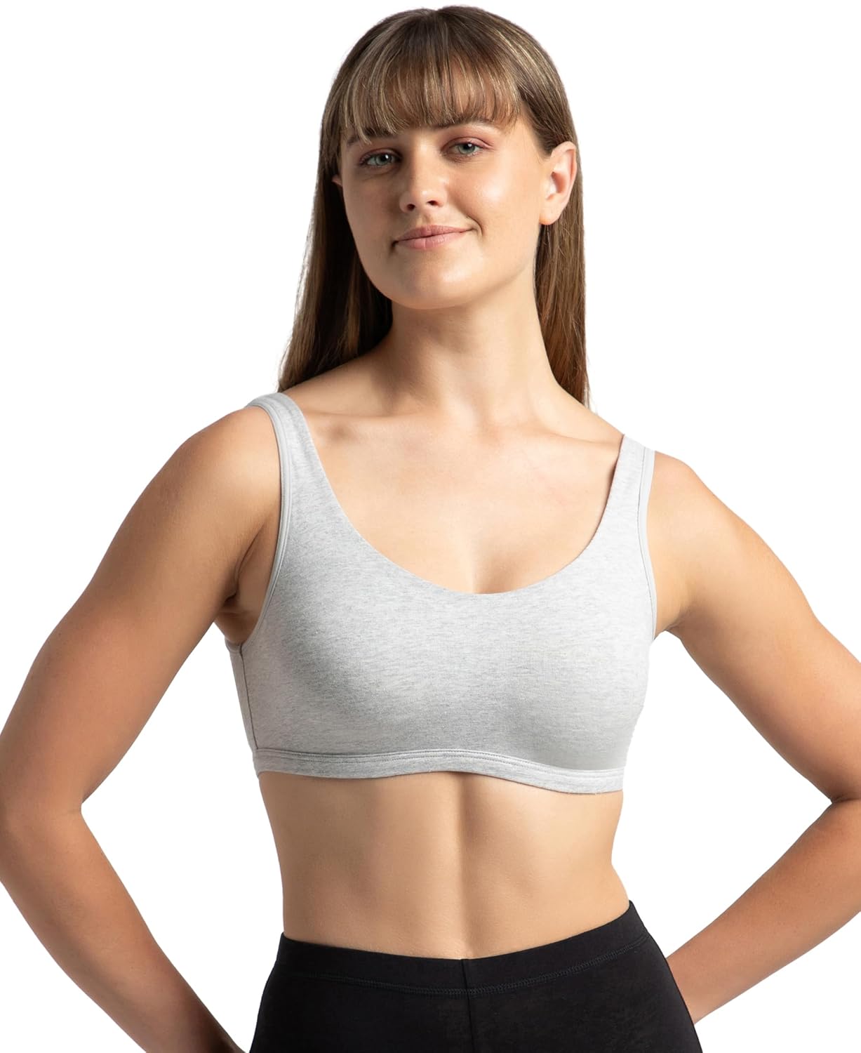 Jockey Women's Super Combed Cotton Elastane Crop Top Bra