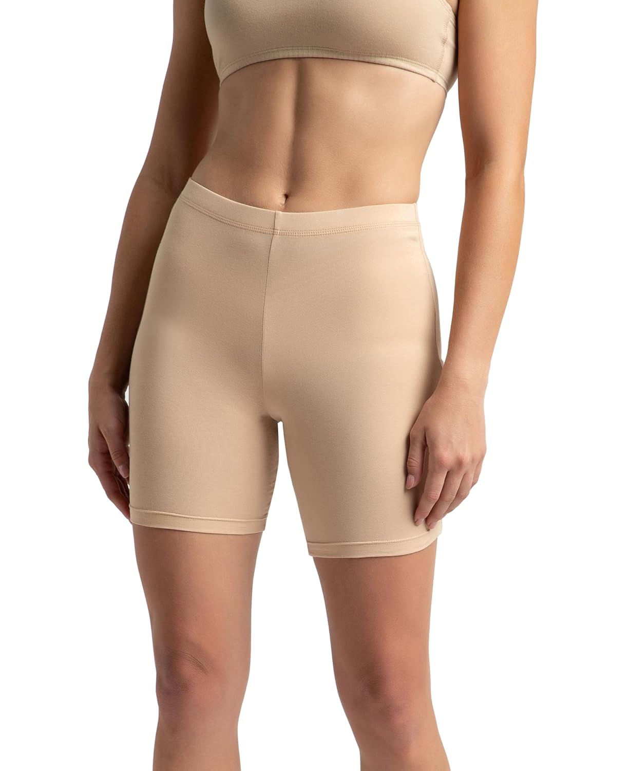Jockey Women's High Coverage Cotton Elastane Mid Waist Shorties