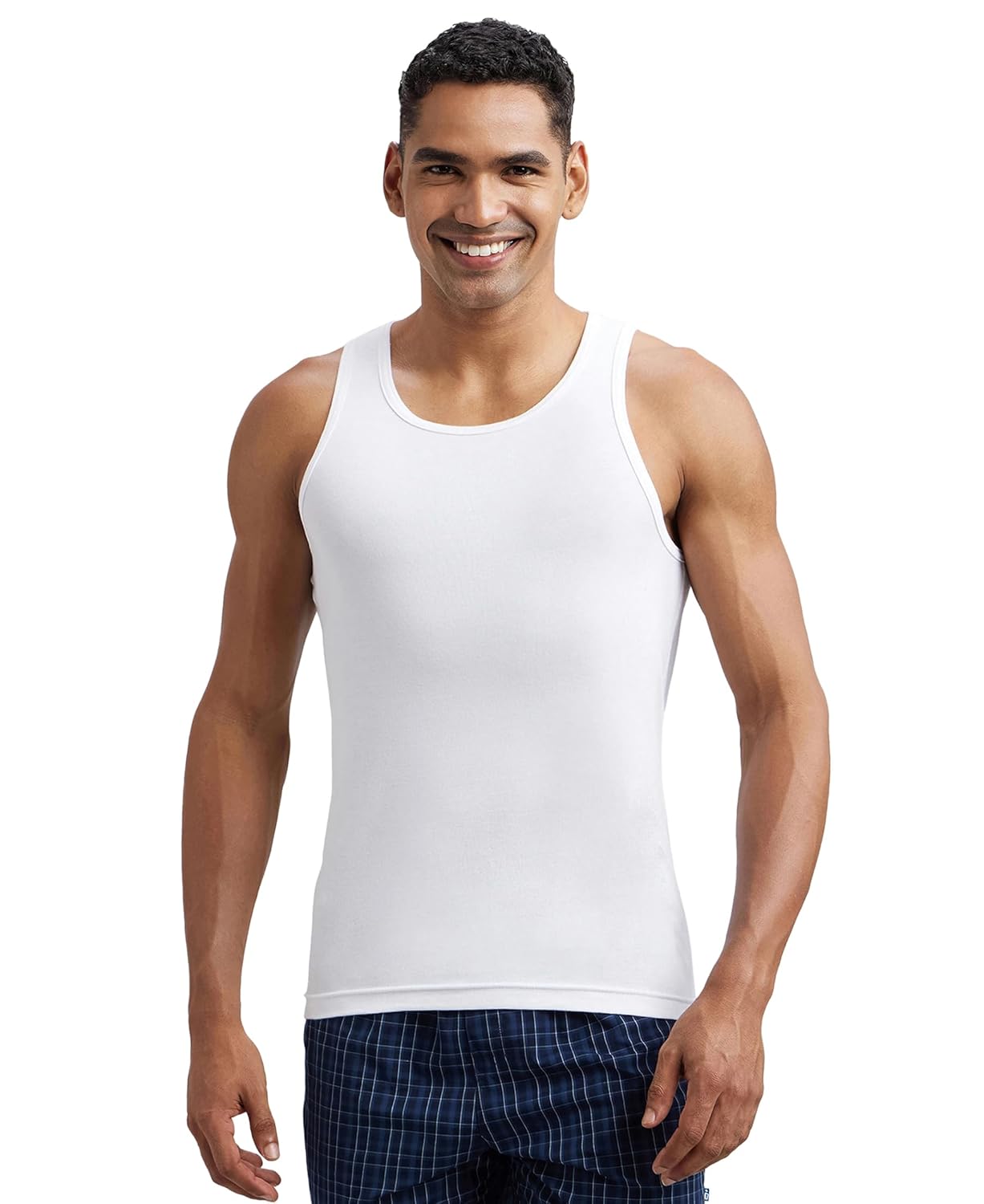 Jockey FP04 Men's Combed Cotton Rib Sleeveless Vest