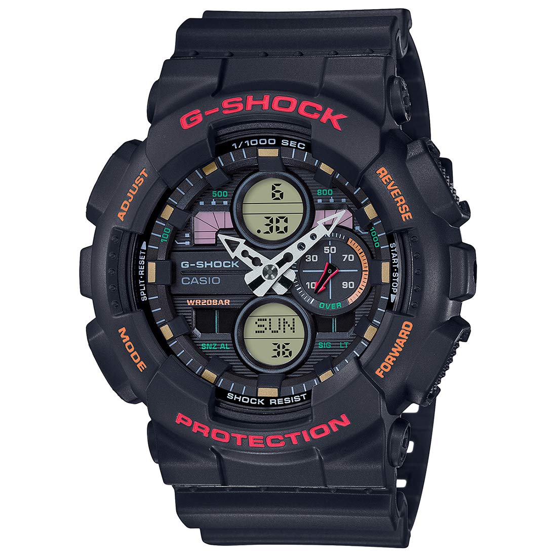 Casio G-Shock GA-140-1A4DR Analog-Digital Men Watch