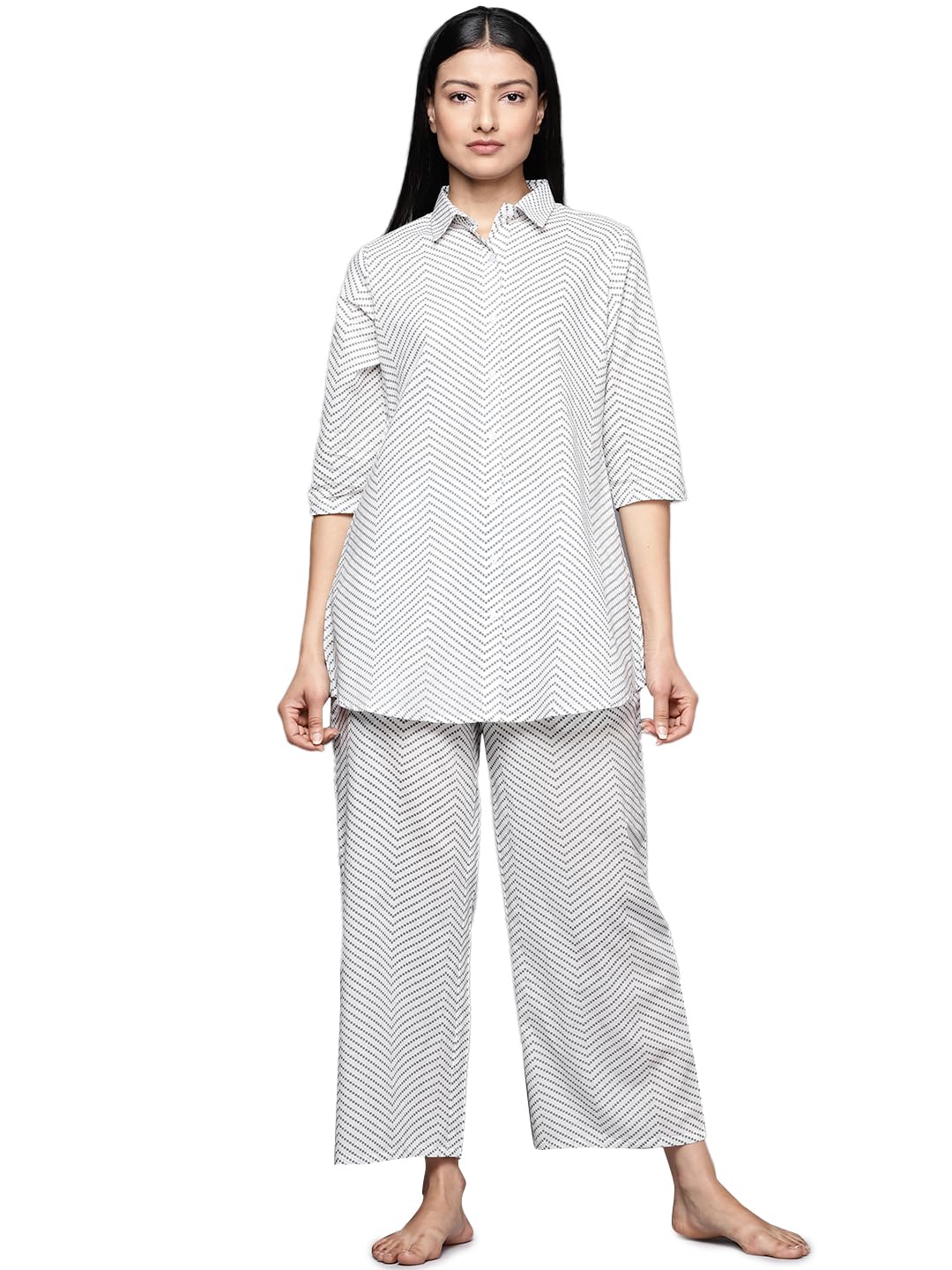 Libas Womens Printed Cotton Night Suit Set for Women - Authentic Libas Clothing | UrbanThreads