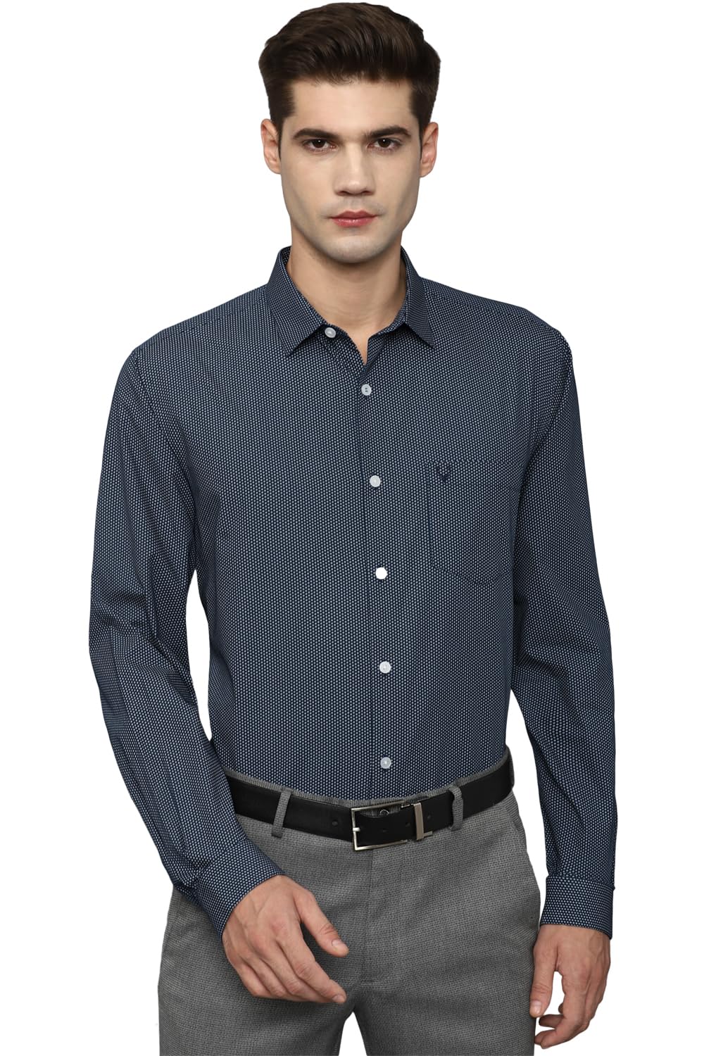 Allen Solly Men's 100% Cotton Regular Fit Shirt