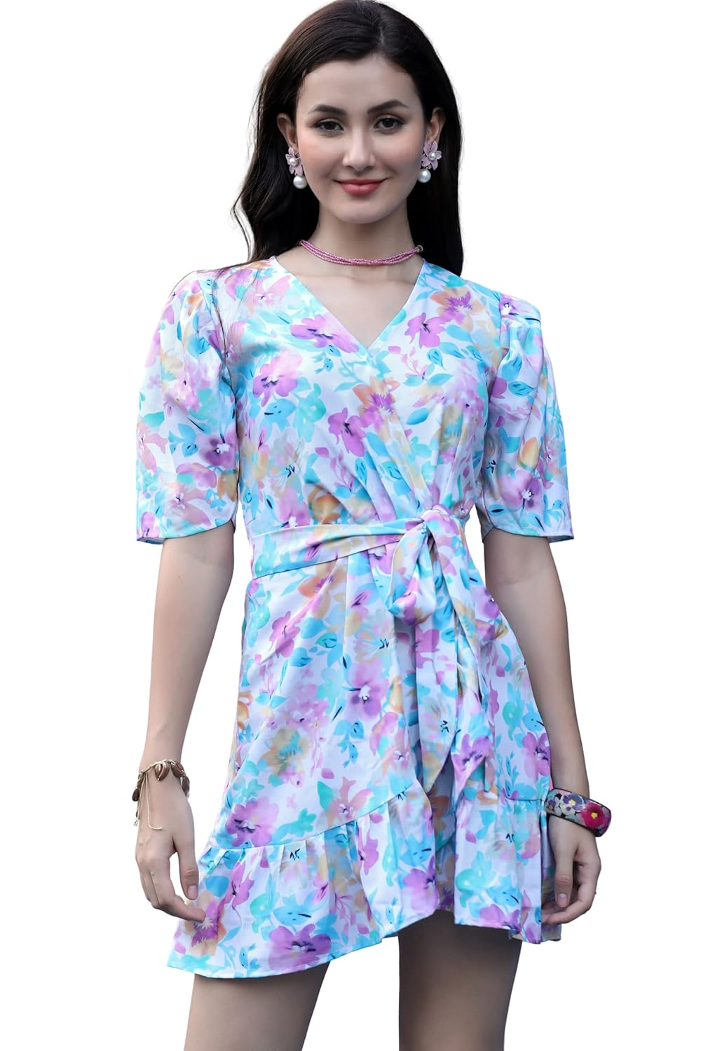 Leriya Fashion Western Dresses for Women |A-Line Knee-Length Dress | Indo Western Dress for Women| S - Authentic Leriya Clothing | UrbanThreads