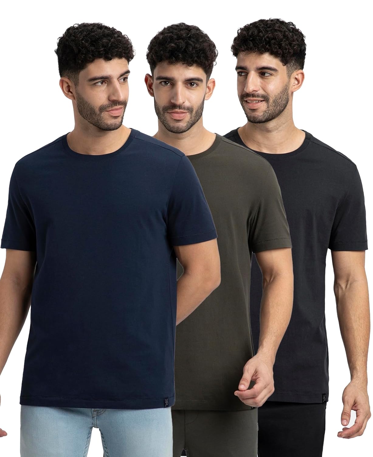 Jockey Men’s Super Combed Cotton Round Neck Half Sleeve T-Shirt