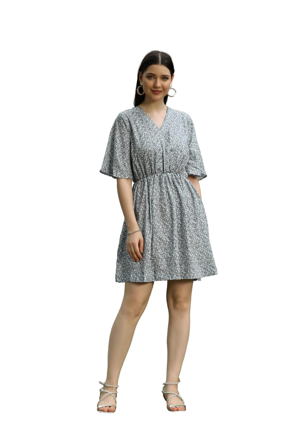 Leriya Fashion Women's Rayon Full Sleeve A-Line Knee-Length Western Dresses for Women or Girls - Authentic Leriya Clothing | UrbanThreads