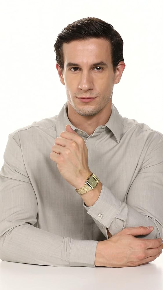 Casio AQ-230GA-9DMQD Unisex Analog-Digital Gold Dial - Image 3