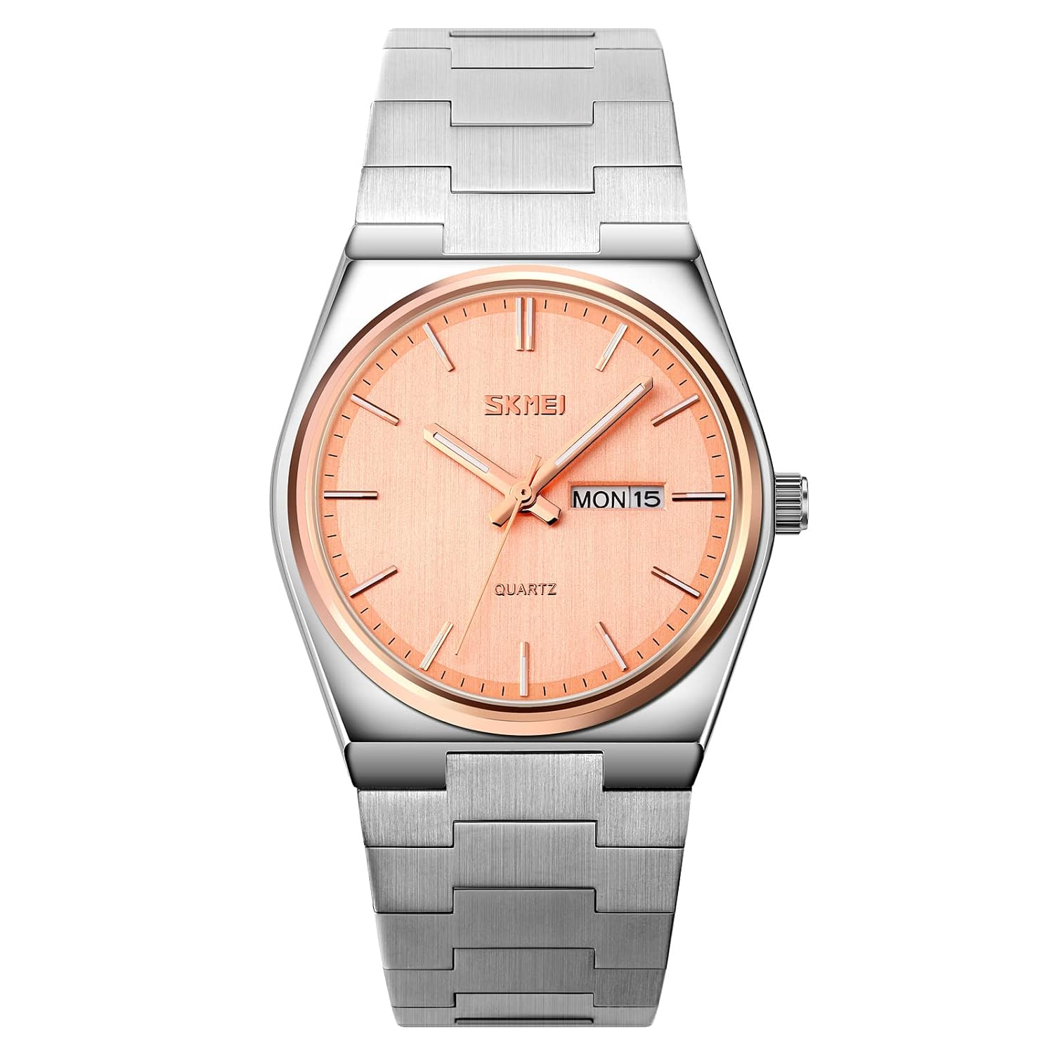 SKMEI Men's Analog Quartz Stainless Steel Watch