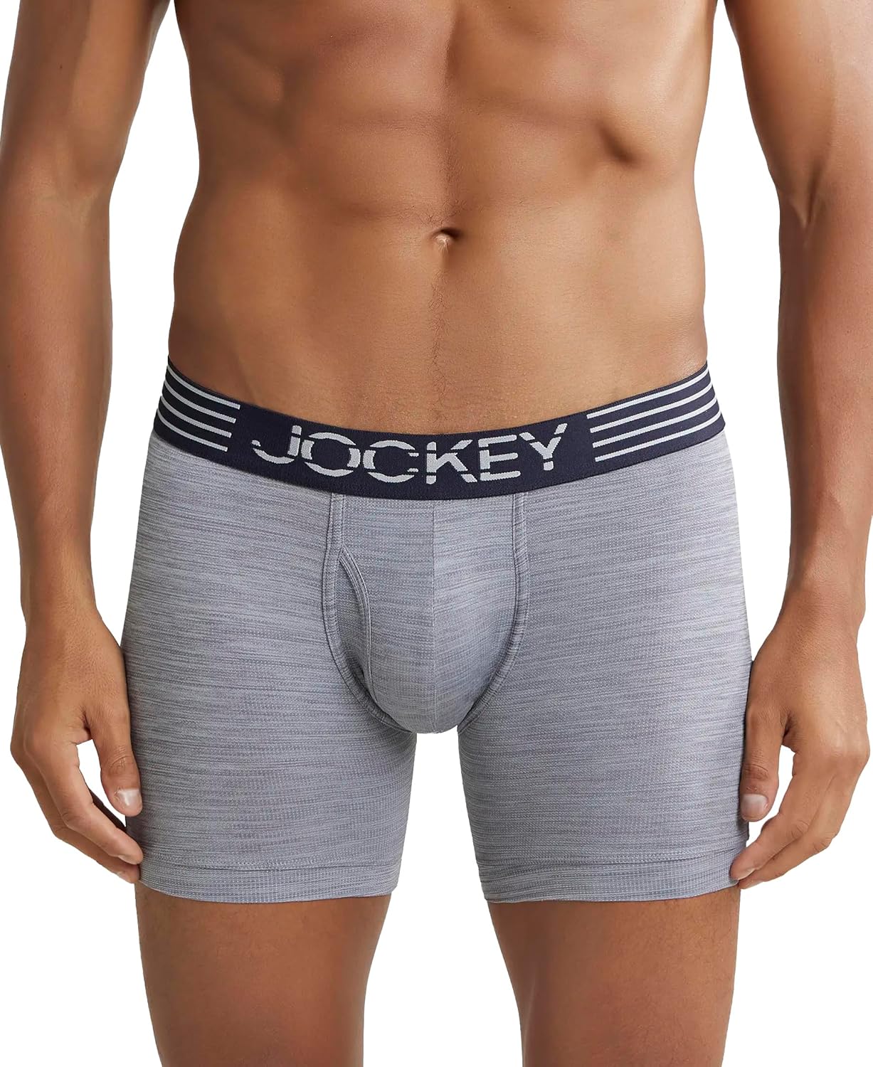 Jockey Men's Microfiber Mesh Stretch Sports Boxer Brief