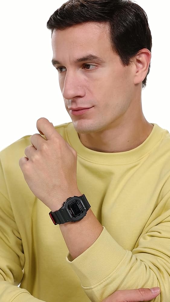 Casio G-Shock DW-5600UHR-1DR Digital Black Dial Men - Image 3