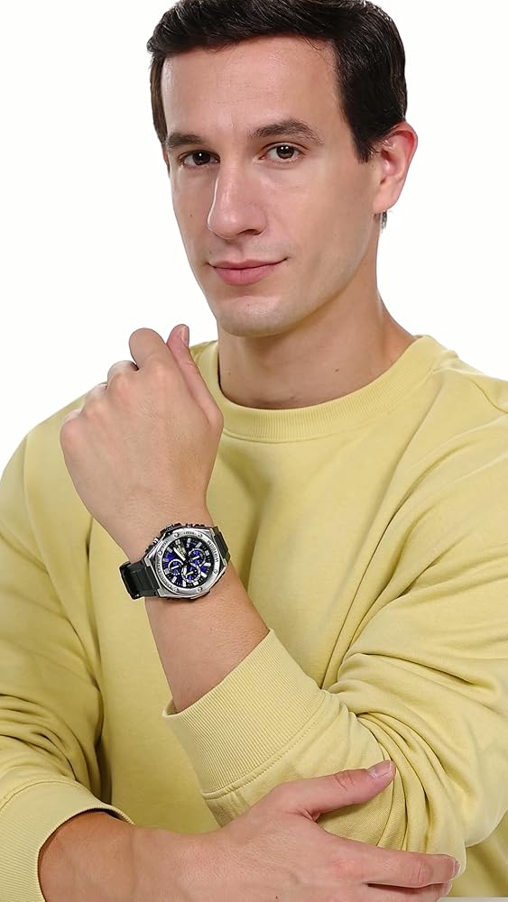 Casio Analog Watch Blue Dial Sporty Style Men - Image 3