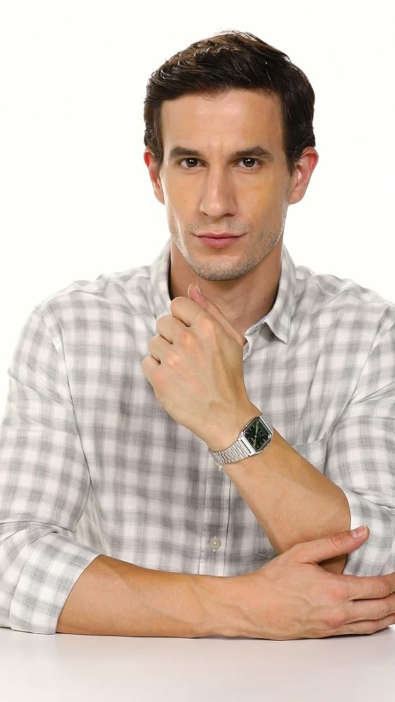 Casio Vintage Green Dial Analog-Digital Watch - Image 3