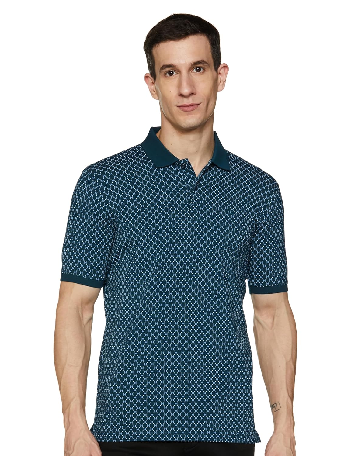 Peter England Men's Cotton Modern Fit T-Shirt