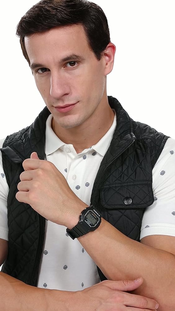 Casio G-Shock DW-5600 Black Resin Digital Watch - Image 3