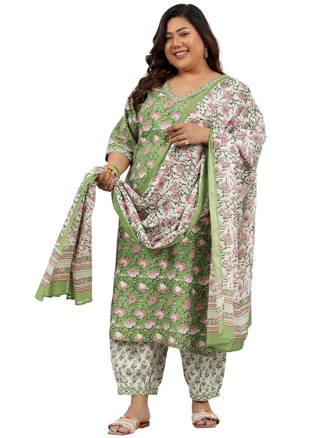 Extra Love By Libas Women's Cotton Kurta Sets - Authentic Extra Clothing | UrbanThreads