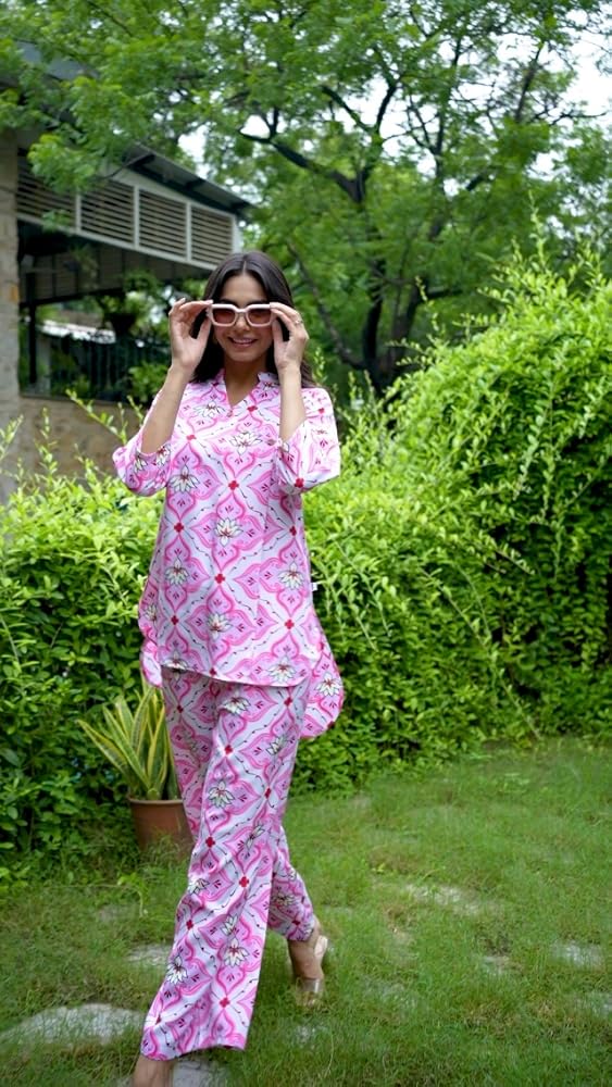 LERIYA FASHION Paisley Printed Kurta-Set for Women – Viscose Rayon Printed Kurta & Straight Pant | F - Authentic LERIYA Clothing | UrbanThreads - Image 4