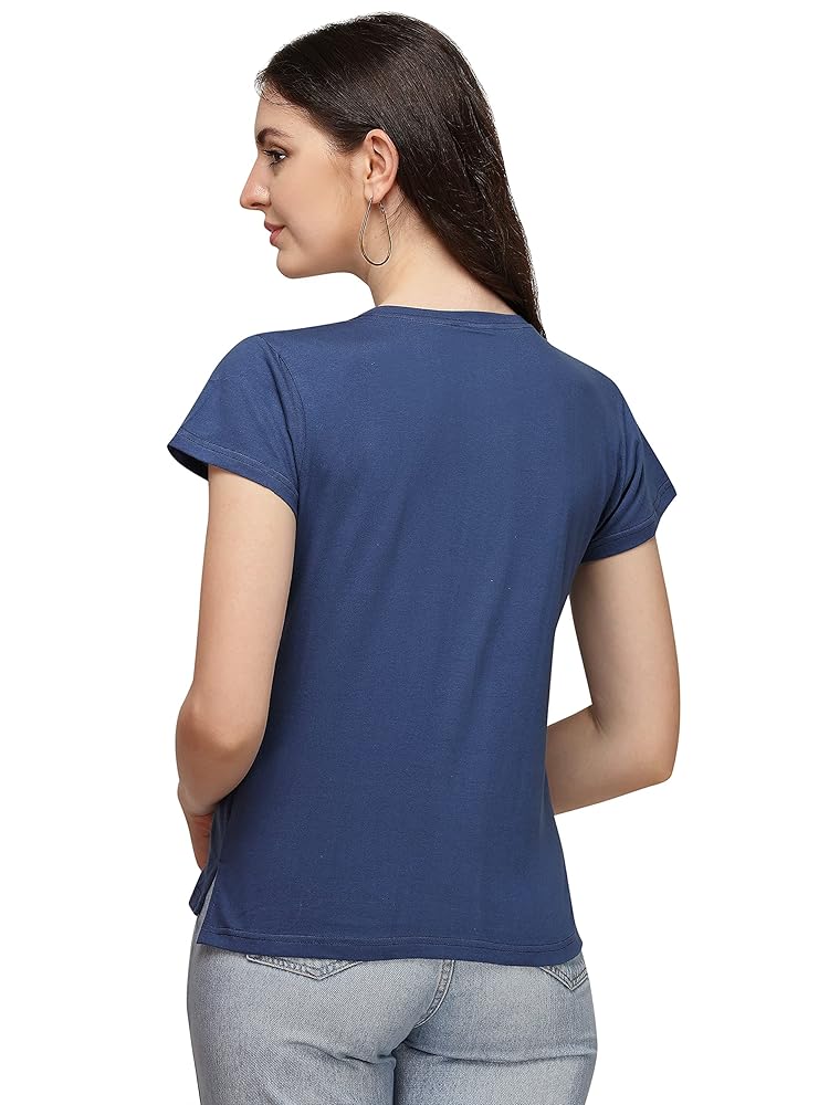 Leriya Fashion Women's Love Graphic T Shirt Cute Funny Cap Sleeve Casual Cotton Tee Tops (Medium - Authentic Leriya Clothing | UrbanThreads - Image 3