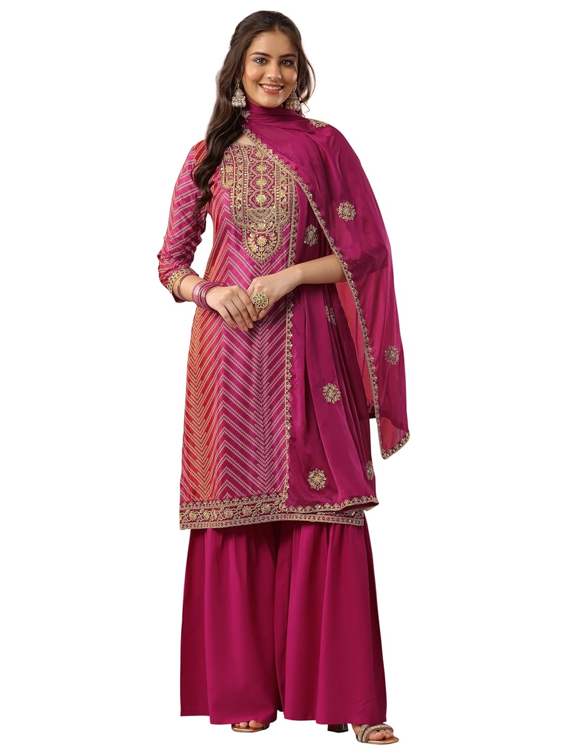 Libas Women's Organza Kurta Set - Authentic Libas Clothing | UrbanThreads