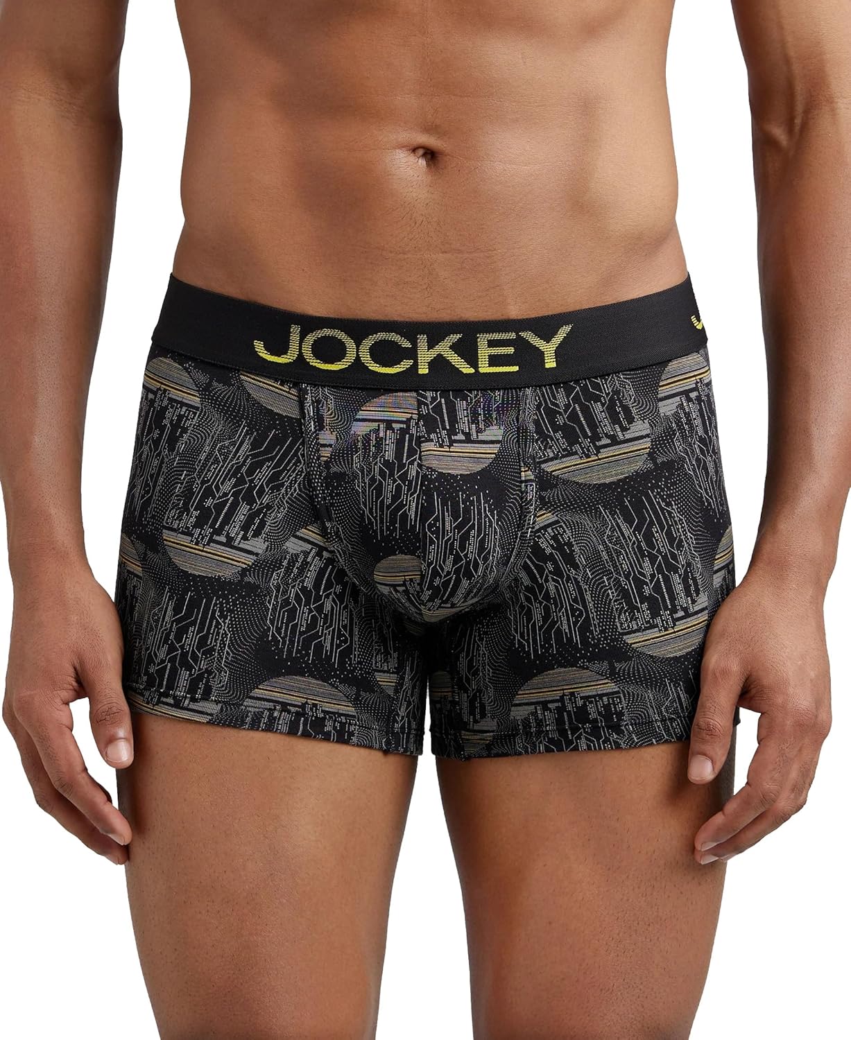 Jockey Men's Super Combed Cotton Elastane Stretch Trunk