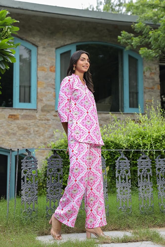 LERIYA FASHION Paisley Printed Kurta-Set for Women – Viscose Rayon Printed Kurta & Straight Pant - Authentic LERIYA Clothing | UrbanThreads - Image 5