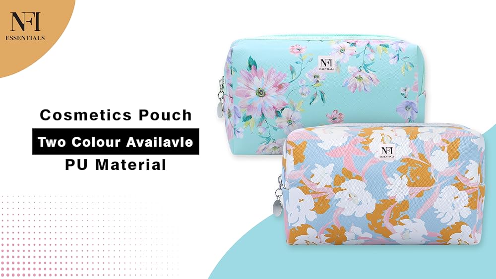 NFI Essentials Floral Print Makeup Pouch - Image 3